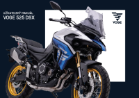 VOGE 525DSX - Uzivatelsky manual SK 2023 